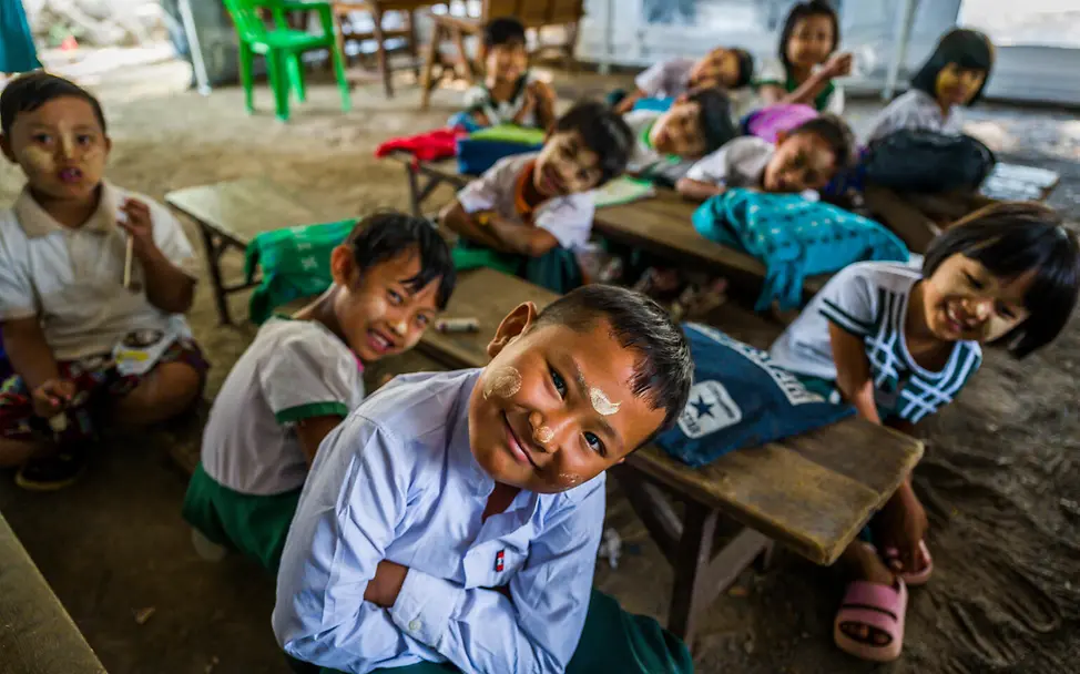 Schulkinder in Myanmar | © UNICEF/UNI933835/Oo Schulkinder in Myanmar